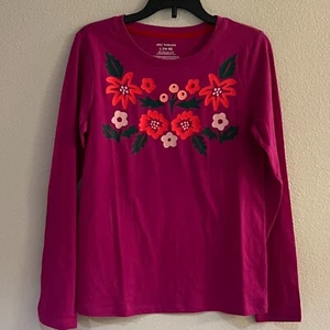 $2.00! - Little & Big Girls Long-Sleeve Stylish Floral Top (From Macy's) Sz L - Picture 1 of 4