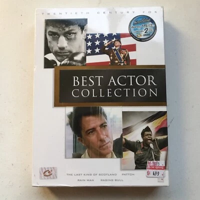 Best Actor Collection  Rain Man - Raging Bull - Patron -  Brand New DVD Sealed - Image 1 of 3