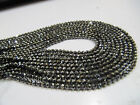 10 strands Natural Black Spinel Beads AB Coated Beads 3mm Strand 13 inches