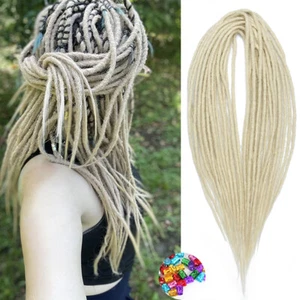 Extensiones de rastas sintéticas de doble extremo de 20" DE temores trenzas de hip hop temores - Imagen 1 de 19