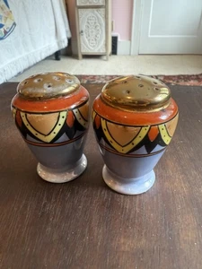 Art Deco Lustreware Salz & Pfefferstreuer Made In Japan - Bild 1 von 2