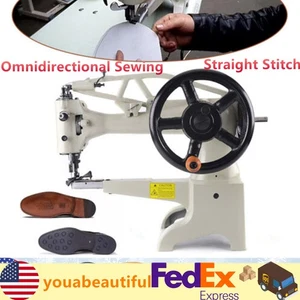 Hand Leather Industrial Shoe Sewing Machine Shoe Repair Boot Patcher Canvas Bag - Picture 1 of 8