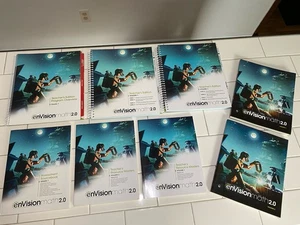 EnVision Math 2.0 7th-grade Teacher's Edition Lot - Full Year`8 Books w/Student - Picture 1 of 11