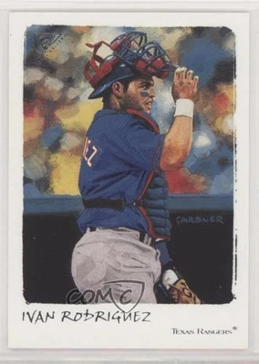 2002 Topps Gallery Ivan Rodriguez (Blue Jersey) #71 HOF - Image 1 of 2