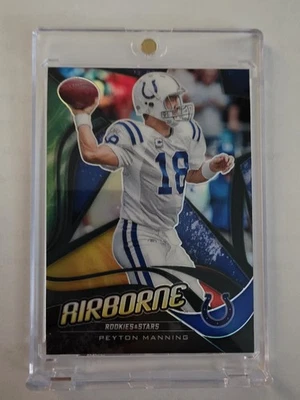 2019 Rookies & Stars Peyton Manning Airborne Green 5/5 - Image 1 of 4