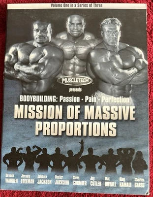 BODYBUILDING Passion Pain Perfection MISSION OF MASSIVE PROPORTIONS DVD - Image 1 of 2
