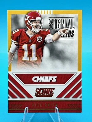 2016 Score #12 Alex Smith Signal Callers Gold - Image 1 of 2