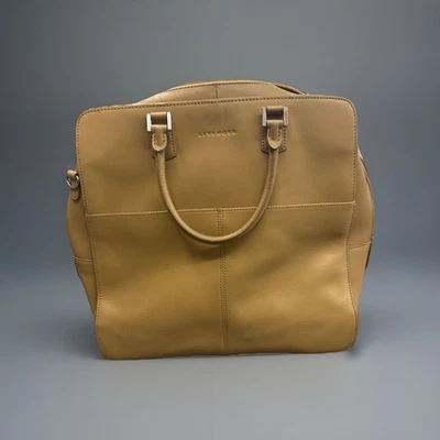 Levenger Ran Leather Large Tote Business Bag Purse Genuine Leather - Image 1 of 4