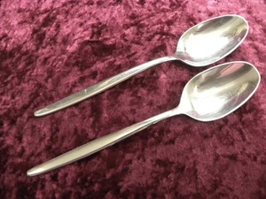 VIVA 2 Oval Soup / Place Spoons Towle 18/8 Stainless Germany MCM NICE - Picture 1 of 3