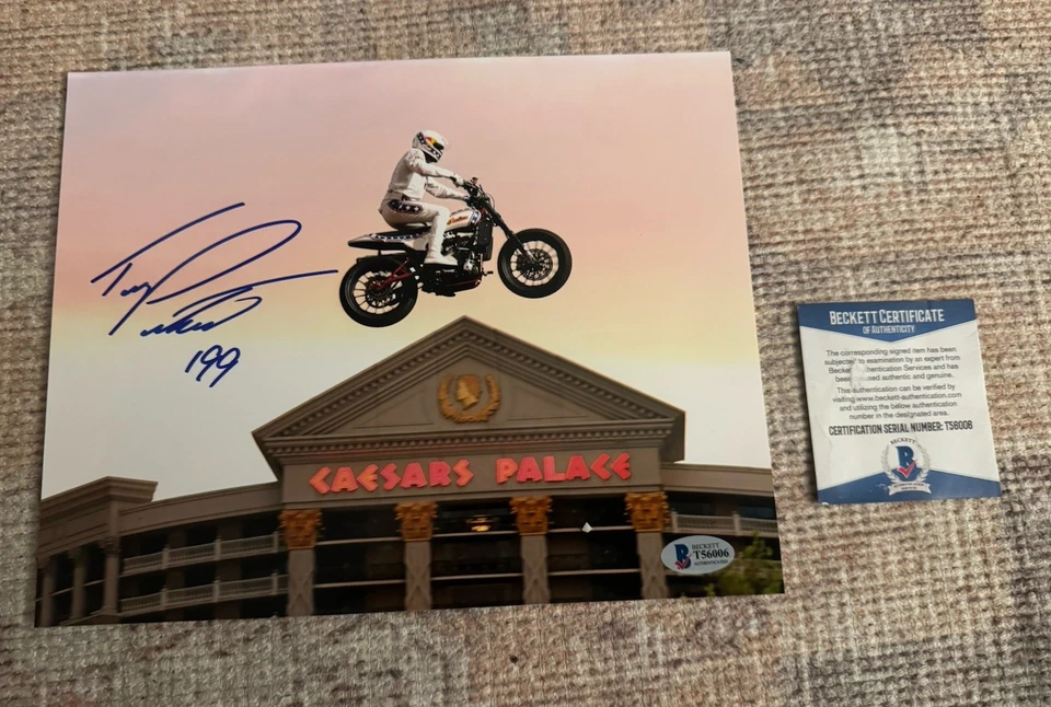 Foto Beckett Travis Pastrana NITRO CIRCUS Autografiada Firmada FMX Motocross 8x10 Foto 1 de 1