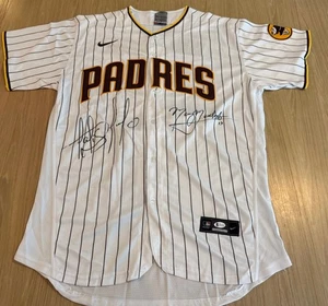 FERNANDO TATIS JR. & MANNY MACHADO SIGNED SAN DIEGO PADRES JERSEY BECKETT BAS - Picture 1 of 5