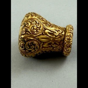 Cochran de caña muy grande llena de oro o chapada en oro - Imagen 1 de 5