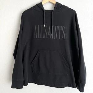 ALLSAINTS Herren Hoodie Monochrome Big Logo Größe M Schwarz  - Bild 1 von 6