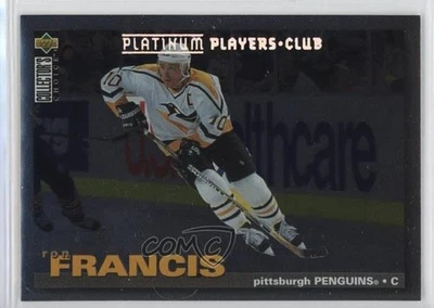 1995 Upper Deck Collector's Choice Platinum Player's Club Ron Francis #200 HOF - Image 1 of 2