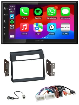 Kenwood MP3 USB DAB 2DIN Bluetooth Autoradio für Kia Soul AM 2011-2014 AUX - Bild 1 von 4