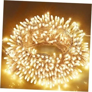 Christmas String Lights, 170Ft 500 LEDs Christmas Tree Lights 170FT Warm White - Picture 1 of 8