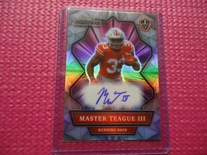 2021 Wild Card Alumination Collegiate Master Teague III 1st Trading Card RC Auto - Picture 1 of 2