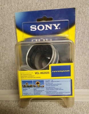 Sony VCL-HG2025 Tele-Conversion Lens 25mm hi resol low distorion 2XMag   NEW - Image 1 of 4