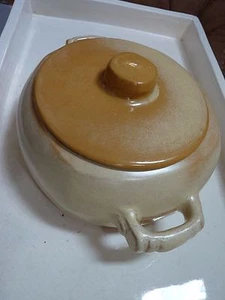 Frankoma Desert Gold Bean Pot, Casserole Dish 5V - Picture 1 of 10
