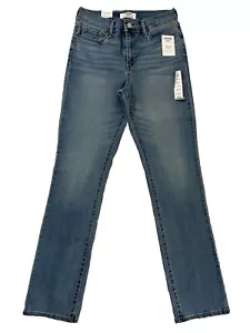 Levis Denizen 2M High Rise Straight Leg Jeans Women 27 x 28 Blue Denim Pants NWT - Picture 1 of 20