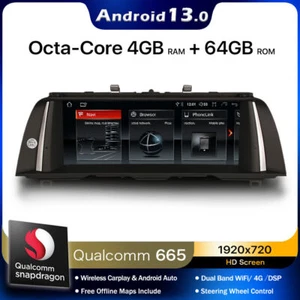 10.25"Android 13 Qualcomm Navi Autoradio DAB+Idrive CarPlay BMW 5er F10/F11 NBT - Bild 1 von 22