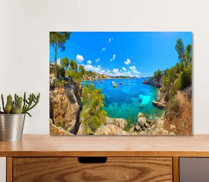 Mallorca Spain Sea 5mm thick Plastic Poster Ready to Hang 60x45cm - Bild 1 von 3
