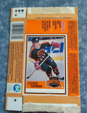 Jello Pudding Hockey Cards Steve Yzerman  attached