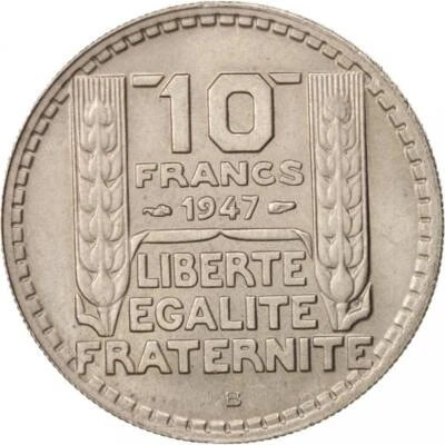 Moneda Francesa | 10 Francos | Francia | 1945 - 1947 Foto 1 de 4