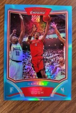 2008-09 Bowman Chrome Chris Bosh SP Light Blue Refractor #69/99 Raptors 