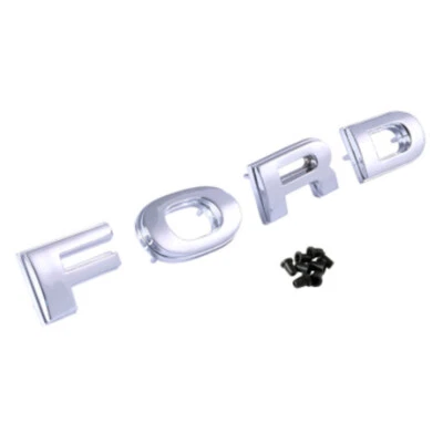 Letras de capó "FORD" fundido a presión cromado F-100/F-250/F-350 1978-1979 Foto 1 de 4