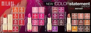 B2G1 FREE (Add 3) Milani Color Statement Lipstick *CHOOSE COLOR* (NICKED TIP) - Picture 1 of 31