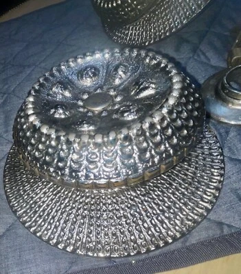 Par grande de perillas de puerta plateadas vintage RARAS Foto 1 de 4