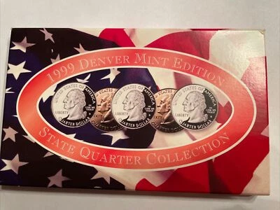 1999 Denver Mint Edition State Quarter Collection New - Image 1 of 3