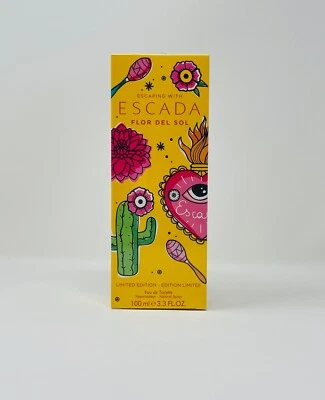 Escada Flor Del Sol 100ml Eau De Toilette for Woman, Brand New & Sealed