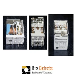 FINDER 55.13.9.024.0000 Relais Durchsteckloch 11 Pins 3PDT 55 Serie 24VDC Spule - Bild 1 von 2