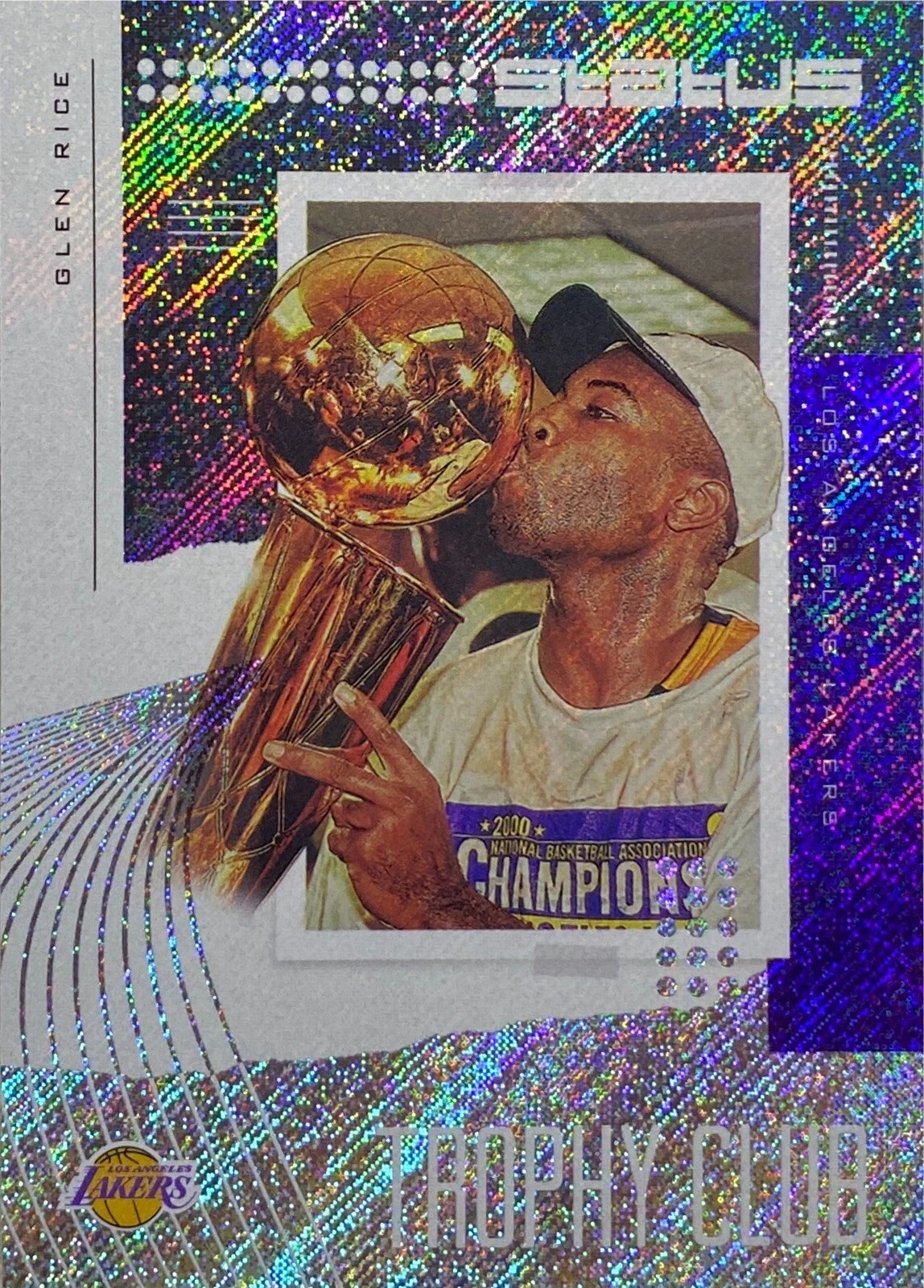 2019-20 Panini Status Glen Rice Green Parallel Trophy Club Basketball Card