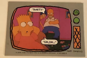 The Simpsons Trading Card 1990 #12 Bart Simpson Homer - Picture 1 of 2