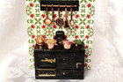 DOLLS HOUSE MINIATURE   (   HANDCRAFTED COOKER