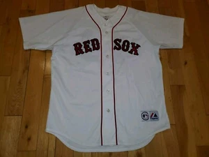Camiseta cosida vintage 2007 Majestic Josh Beckett Boston Red Sox para hombre del equipo MLB L - Imagen 1 de 12