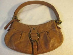 Coccinelle Brown Leather Handbag - Picture 1 of 10