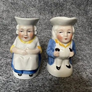 Colonial Lady And Man Toby Pitcher Creamer - Picture 1 of 6