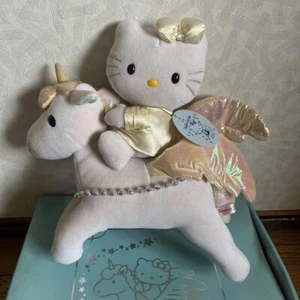 25th Anniversary Hello Kitty Plüschpuppe mit Einhorn Aurora Flügelfedern (Japan - Bild 1 von 6