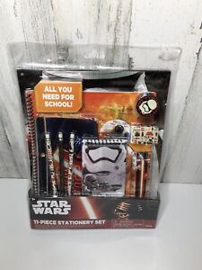 Disney Star Wars 11- Piece Stationary School Supplies Set ( Brand New )