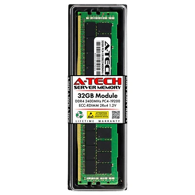 32GB 2Rx4 PC4-2400 RDIMM ASRock Rack EP2C612D16NM-2T EP2C612D16SM-2T Memory RAM - Image 1 of 4