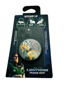 Spinpop Phone Grip Sox Cat Lightyear Disney Kickstand Fidget Cable Organizer - Zdjęcie 1 z 2