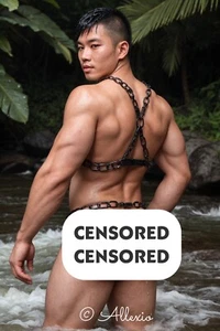 Handsome Asian Gay Model, Gay Interest Men Photo Art, Naked Men, Nude Art #15 - Picture 1 of 5