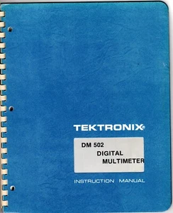 Original Tektronix Instruction Manual for the DM502 Digital Multimeter - Picture 1 of 3