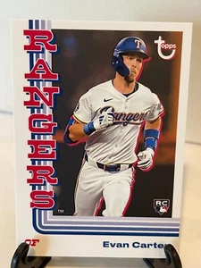 Evan Carter RC 2024 Topps Brooklyn Collection #20 Texas Rangers - Picture 1 of 2
