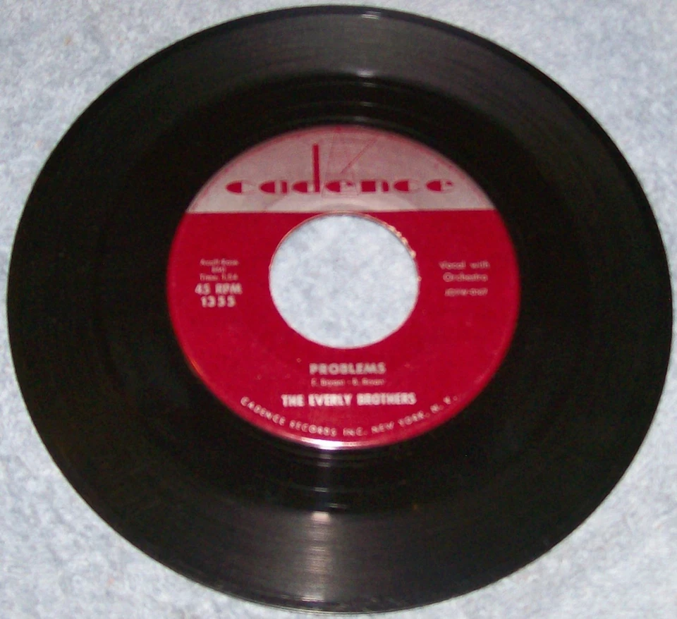 THE EVERLY BROTHERS - PROBLEMS - 7" (EX) - Image 1 of 1