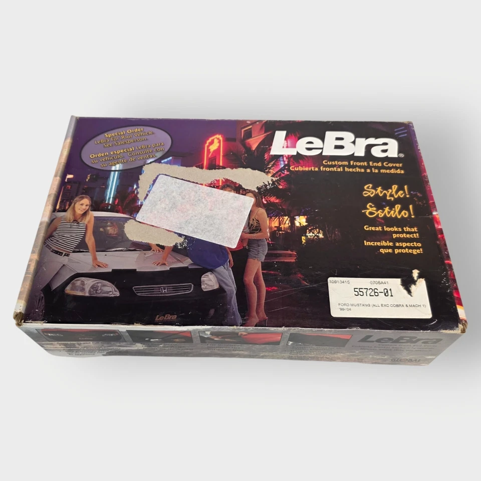 NUEVO Sujetador con cubierta de máscara frontal Lebra para Ford Mustang 1999-2004 99 00 01 02 03 04 Foto 1 de 3